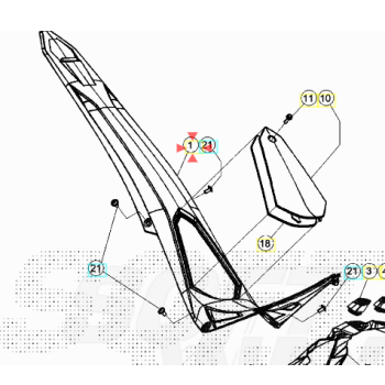 BETA- EVO Factory rear...