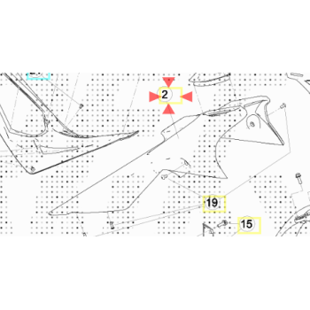 Copri serbatoio Beta Evo...