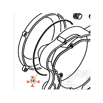 Clutch Cover Oring Beta...