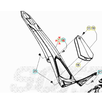 Beta evo standard rear...
