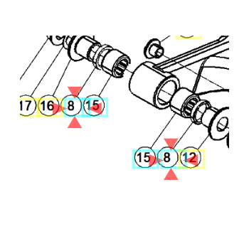 Beta Evo swingarm dust cover
